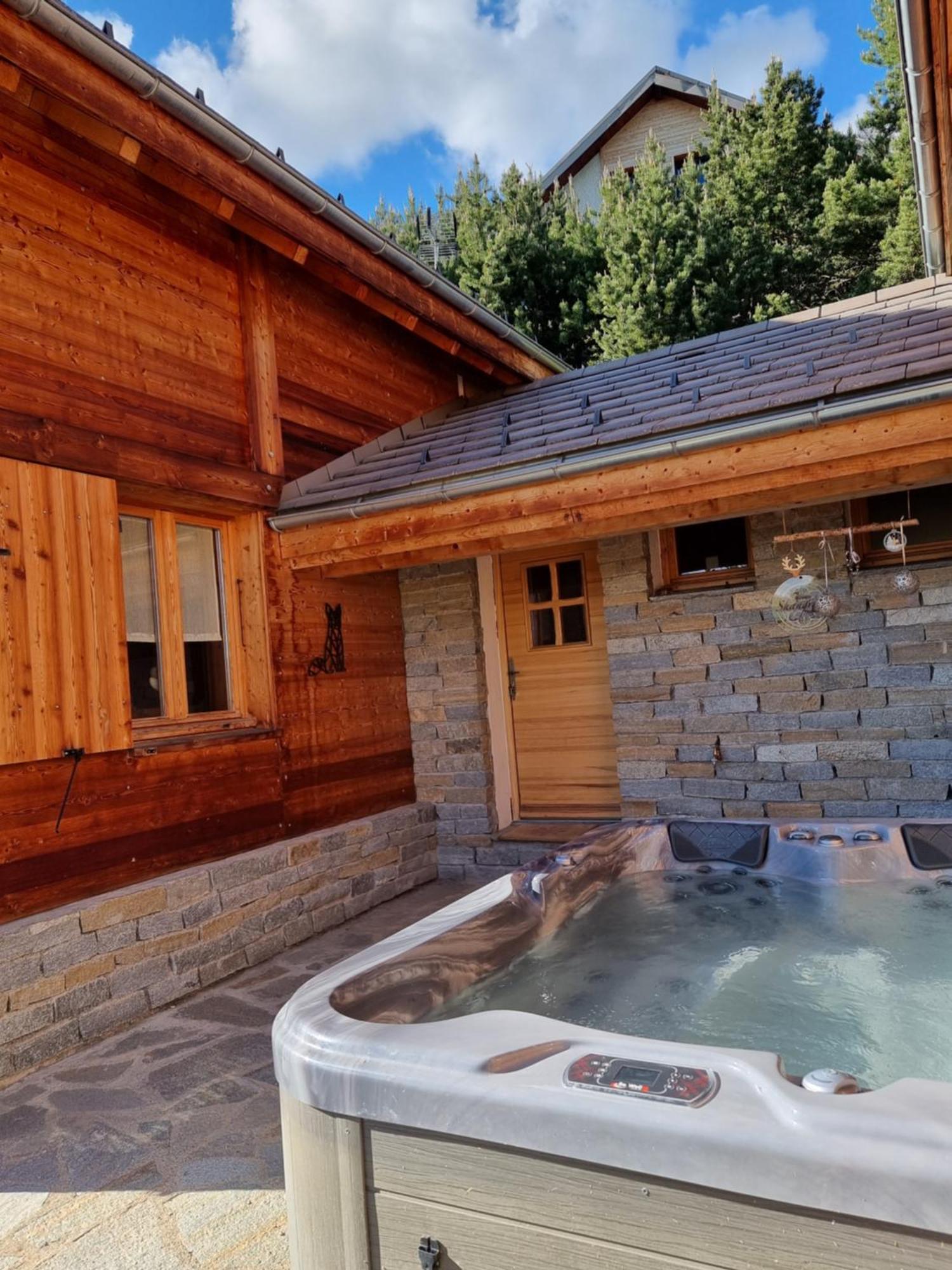 Chalet 6 Pers Avec Spa, Terrasse Plein Sud A Saint-Michel-De-Chaillol - Fr-1-393-22 Exterior foto